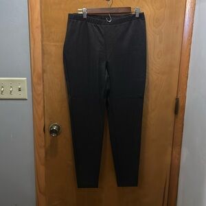 L Jjill gingham black and brown pant